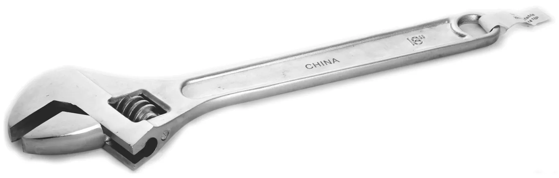 (1)ADJUSTABLE WRENCH 18 IN.