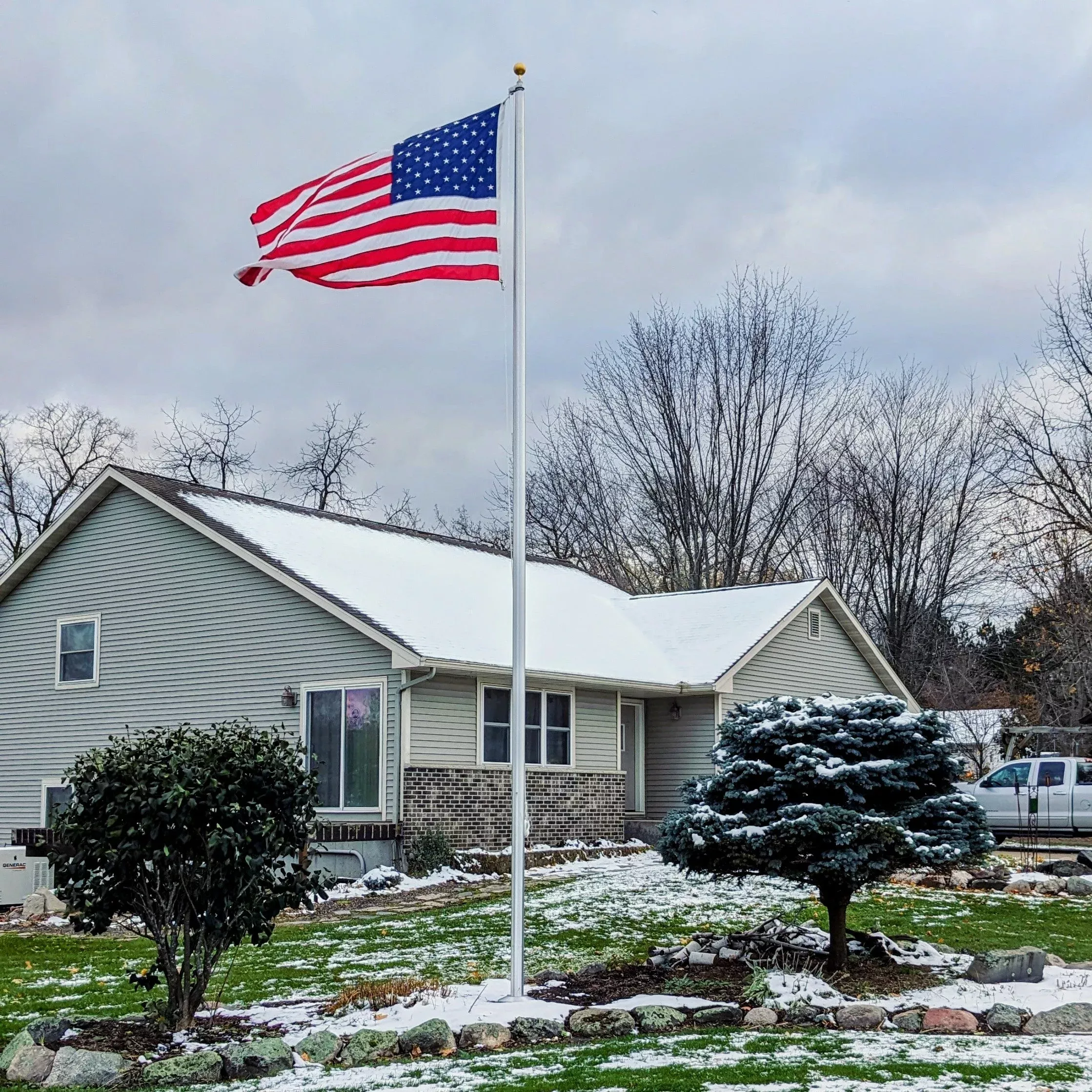 25' Guardian Flagpole - 100% Made in USA