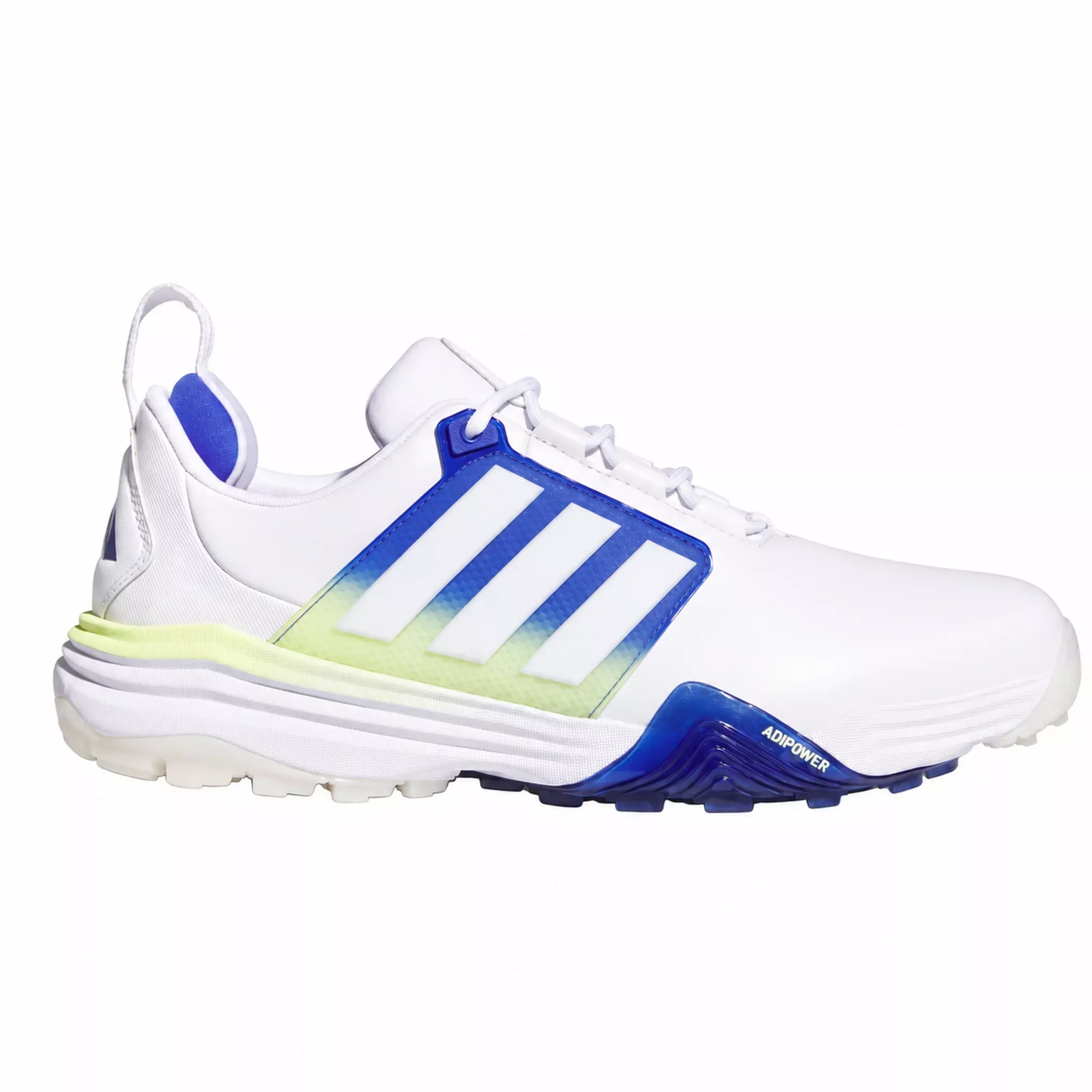 Adidas Adipower 26 Spikeless Golf Shoes | White/Indigo/Lemon
