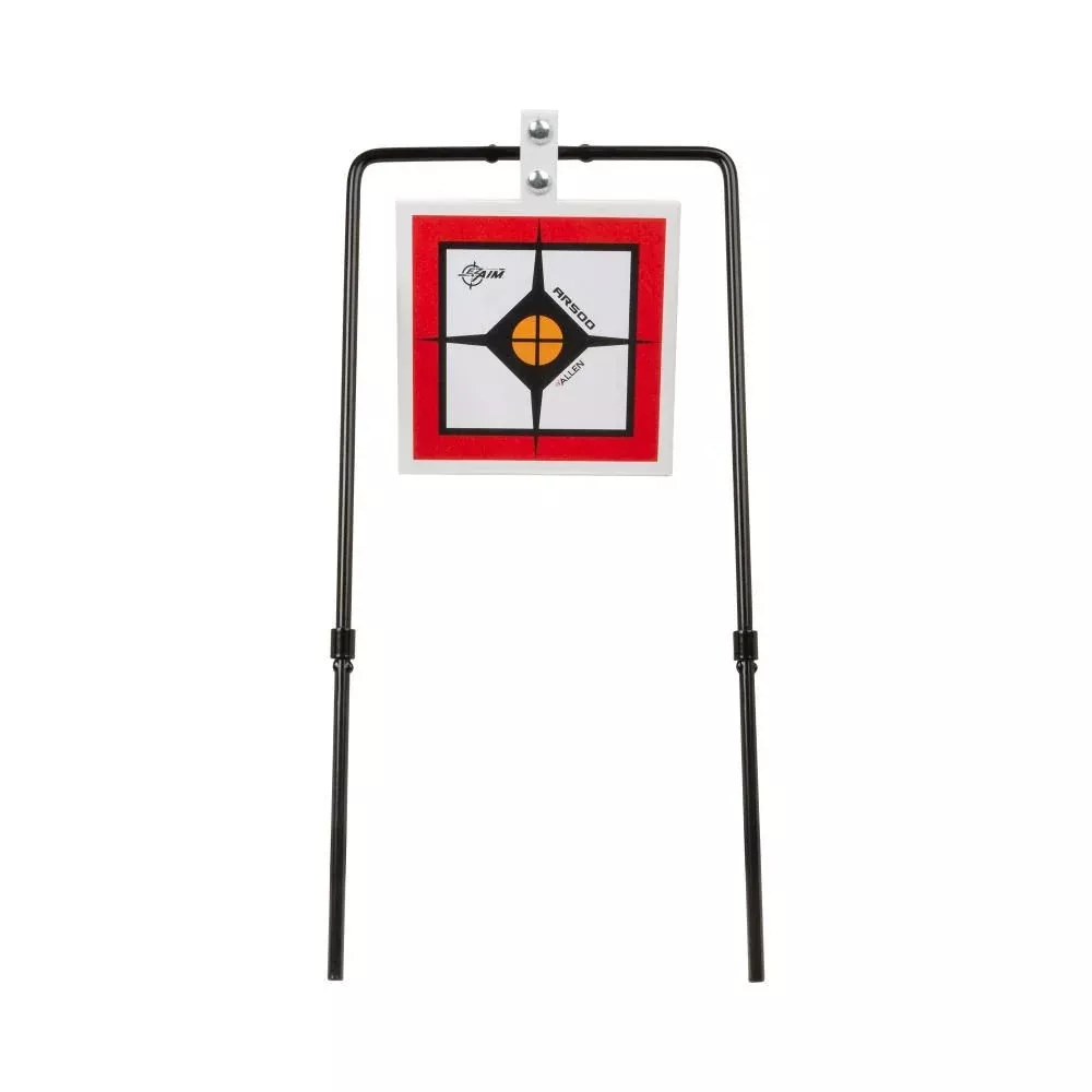 Allen Company EZ Aim Hardrock Square Spinner Target & Stand - White/Red/Black