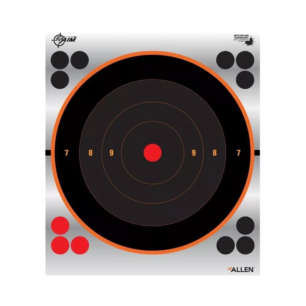 Allen Company EZ-Aim Reflective Bullseye Target - 6/Pack