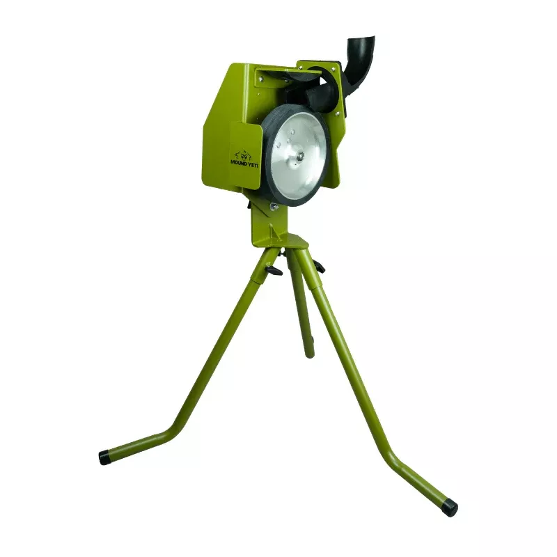 Batting Cages Inc Mound Yeti™ 1 Pitching Machine for Baseball and Softball | 30-60 MPH Speed