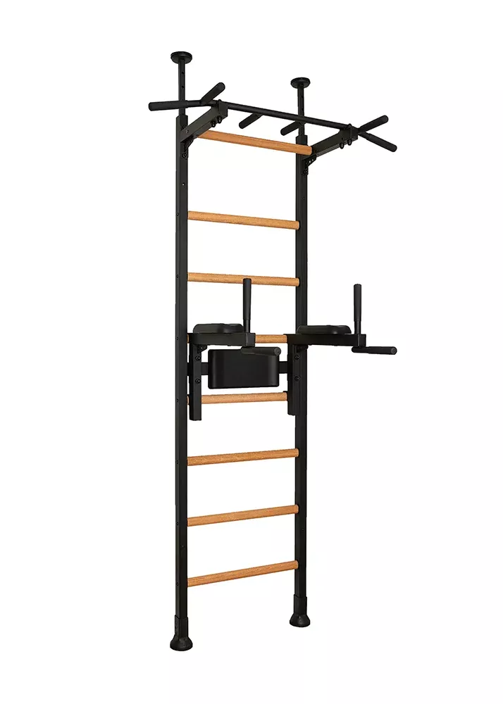 BenchK 522 Gymnastics Wall Bars with Dip Station and Pull-Up Bar