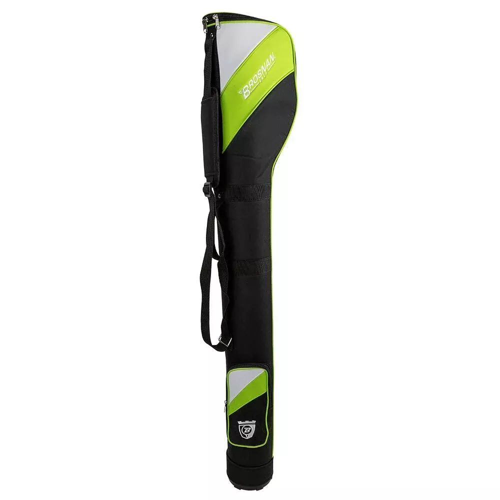 Brosnan Pencil Lite Carry Bag | Black/Lime/White