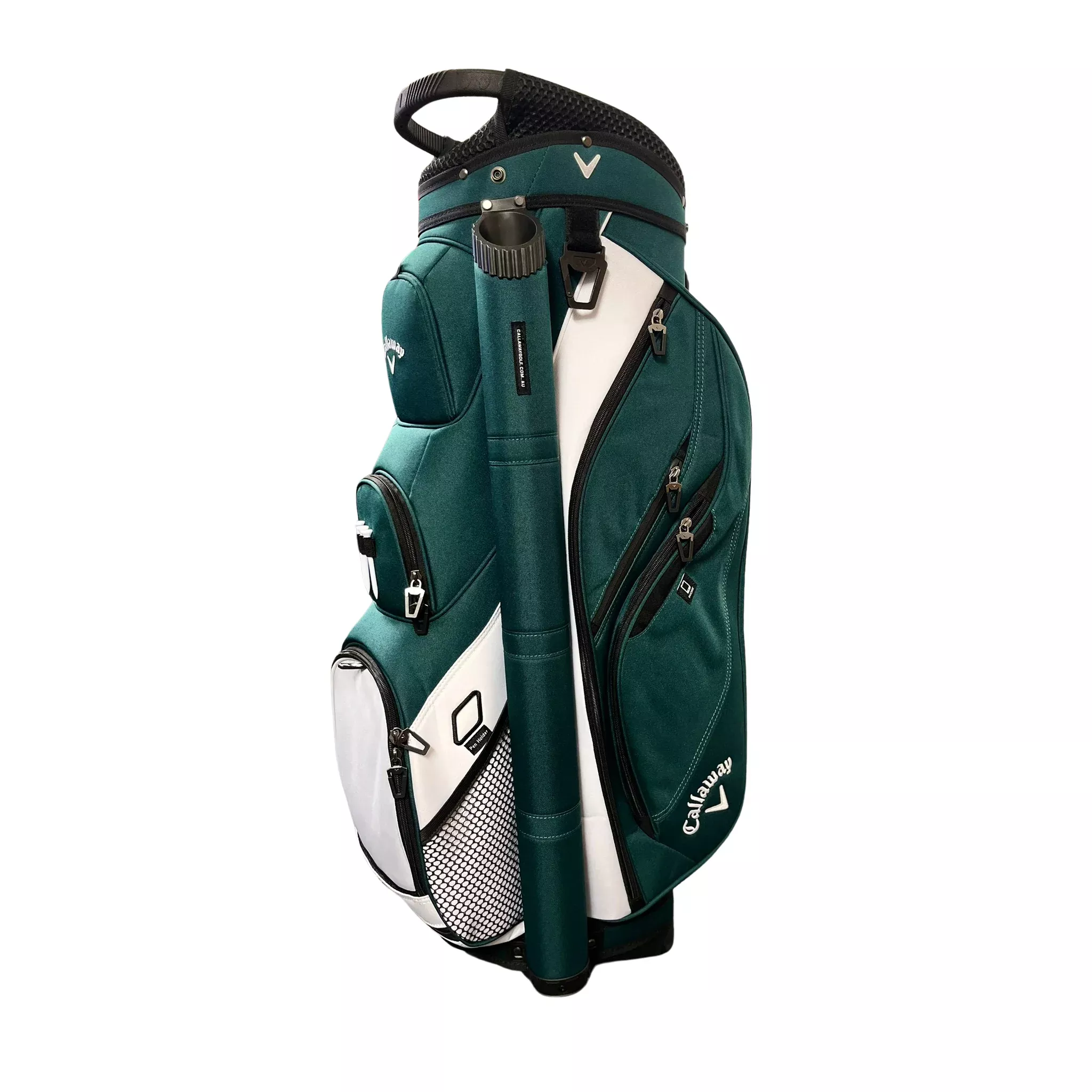 Callaway 2025 Forrester Cart Bag | Forest Green/White