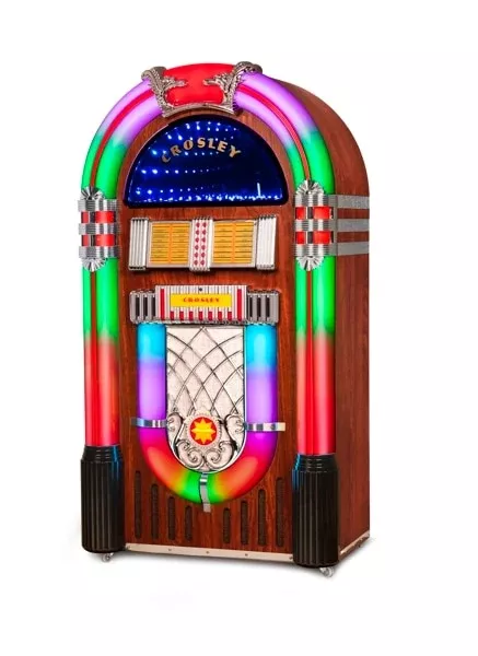 Crosley Digital LED Jukebox with Bluetooth - Walnut