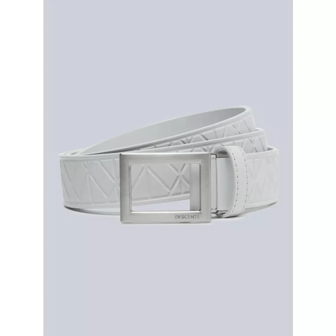 DESCENTE GOLF Men's Original Argyle embossed belt