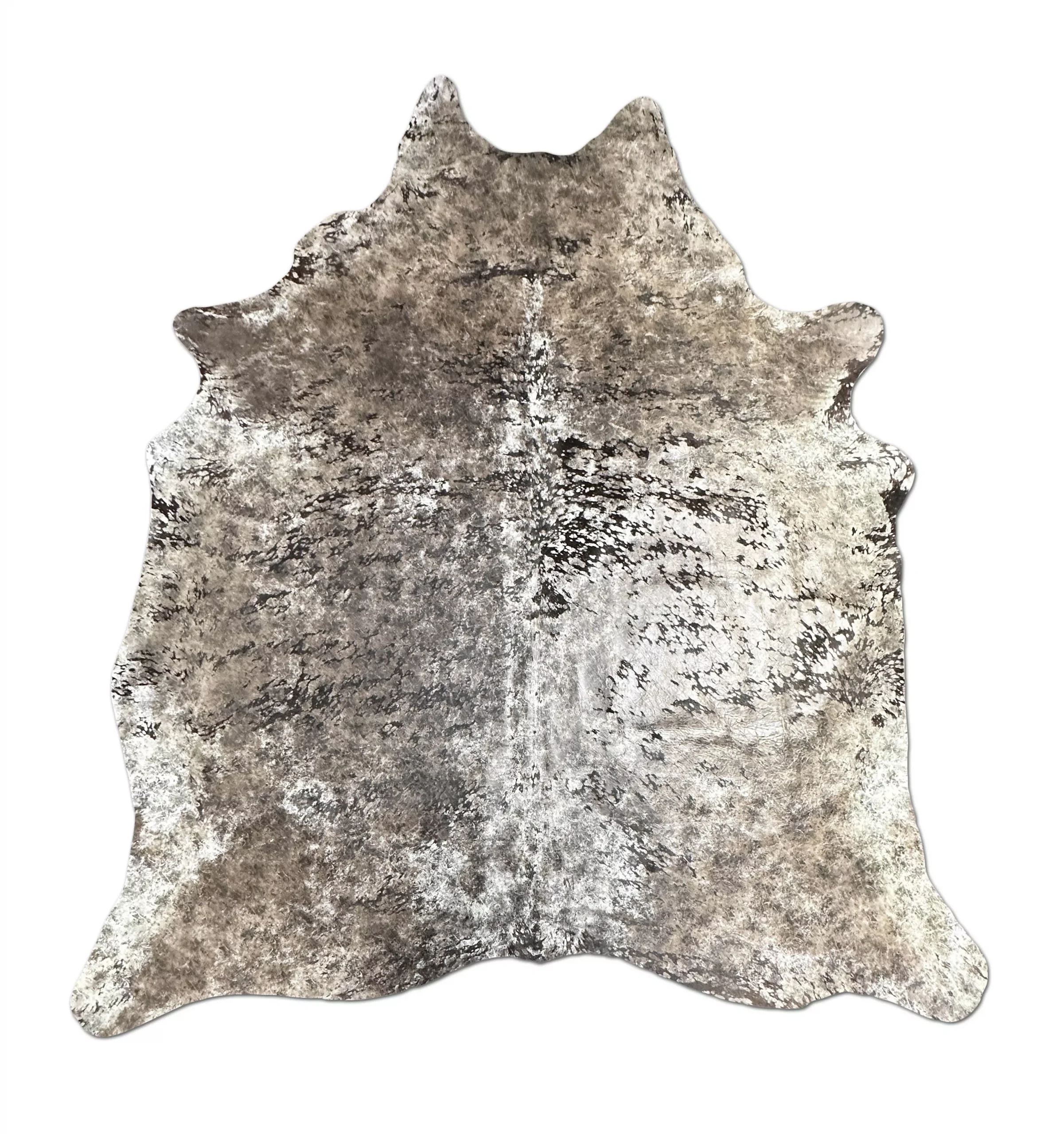 "Destroyed" Cowhide Rug