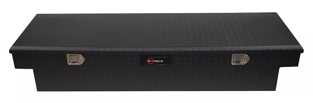 Enthuze Black Tool Box with Single Lid and Paddle Handle