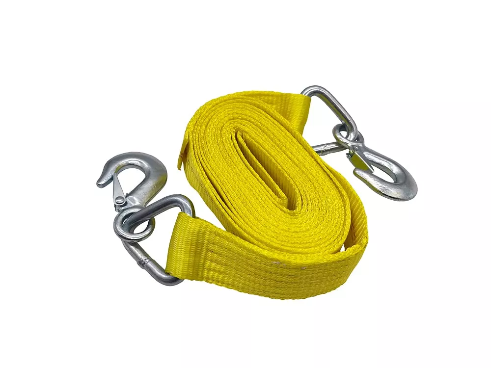 Enthuze Cargo 2" x 20' Tow Strap with Forged Snap Hooks - 10,000 lbs Break Strength