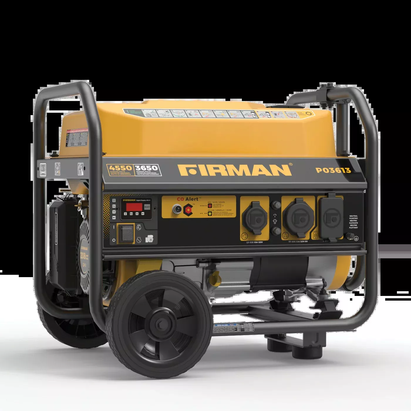 FIRMAN Performance Series Gas Portable Generator 4550W with CO Alert