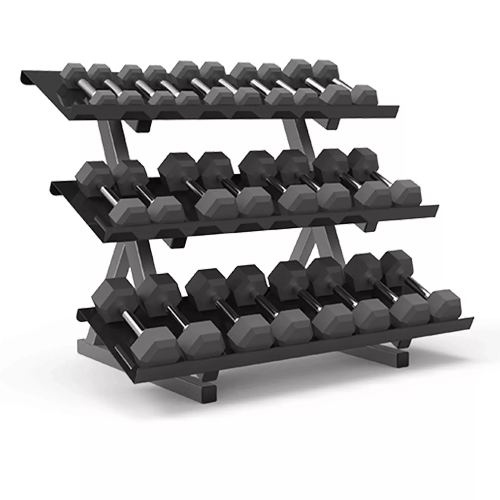 Freemotion Hex Dumbbell Rack (5 ft / 1.5 m) - Short