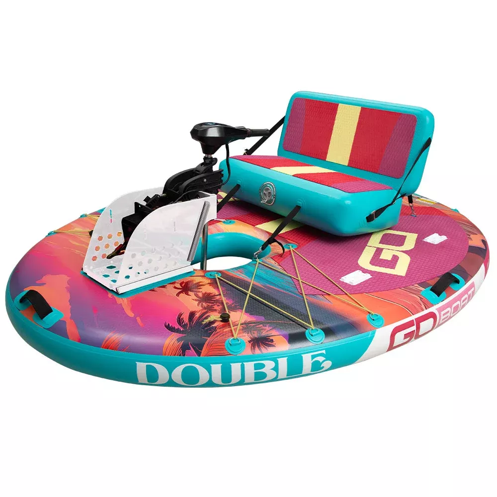 GoBoat Double Sunset Boat - Electric Motorized Tube