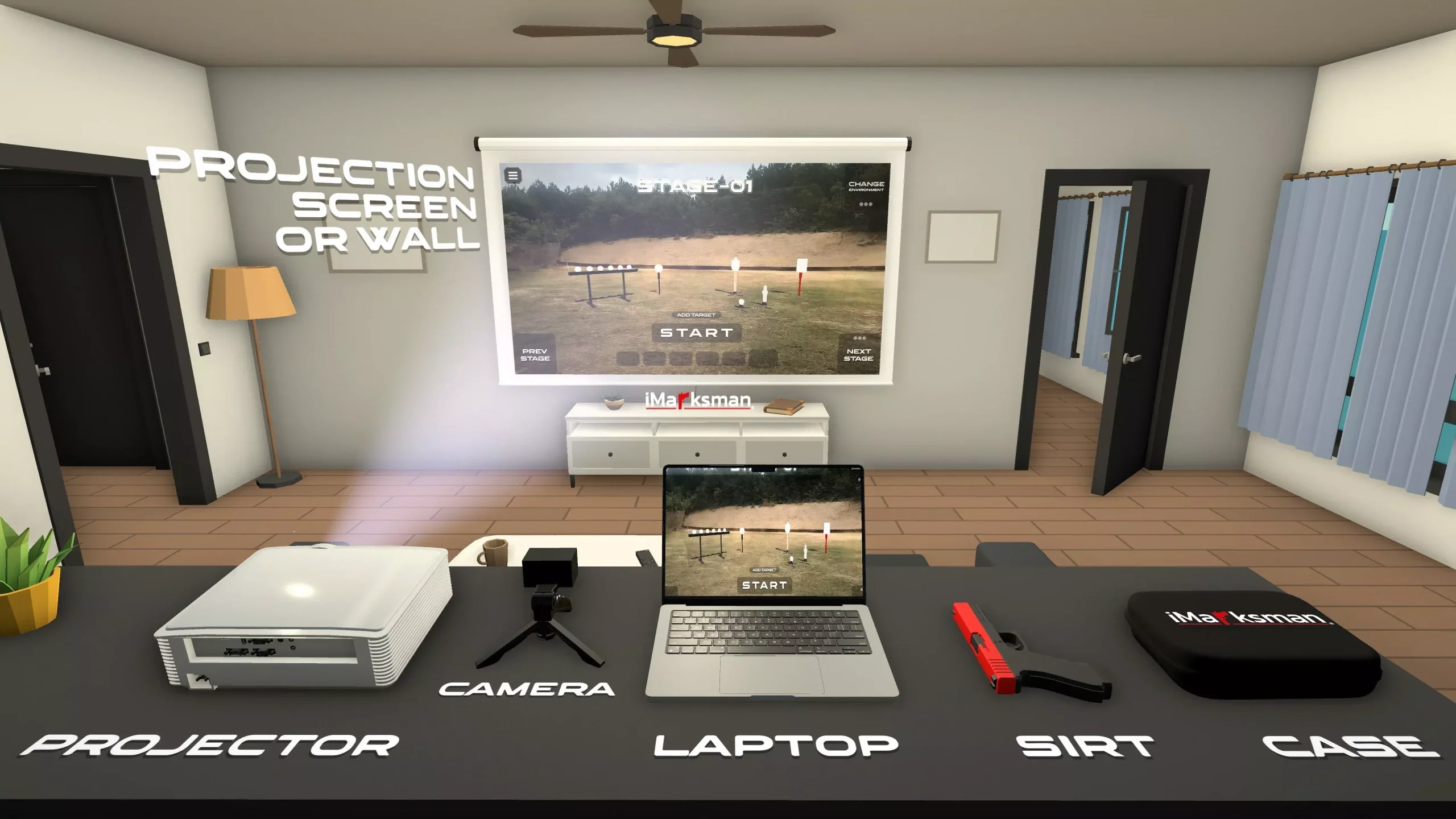 iMarksman Simulator PRO Games Pack - Firearm Practice Game Set