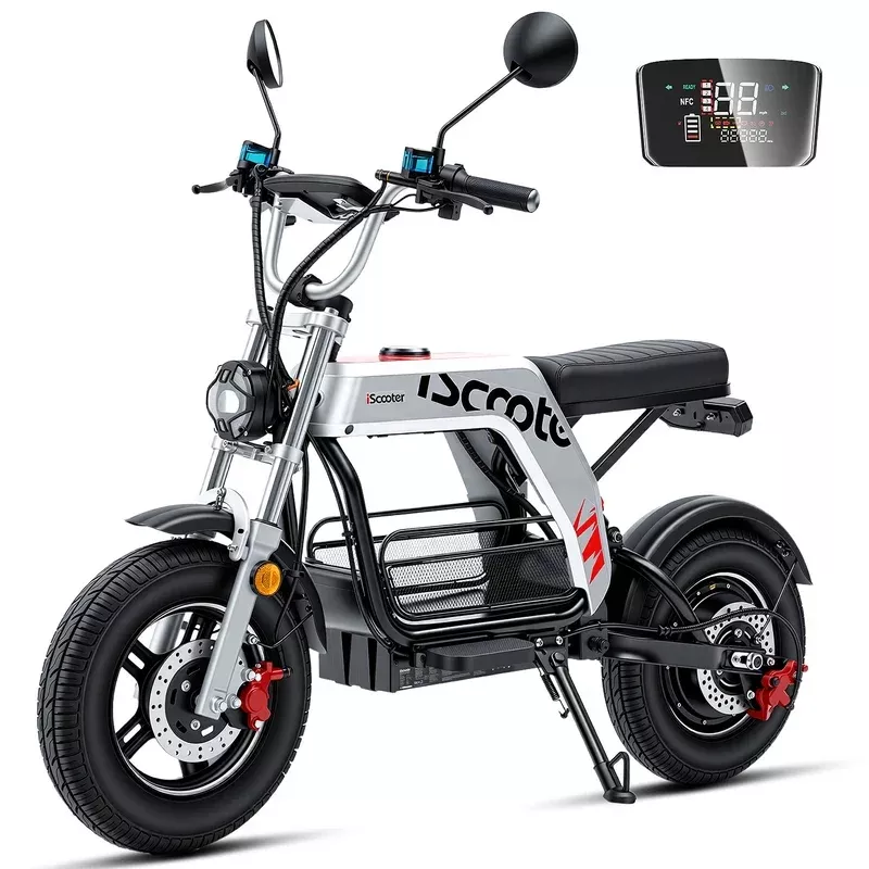 iScooter DX5Pro Electric Scooter with Seat - 2000W, 38 MPH