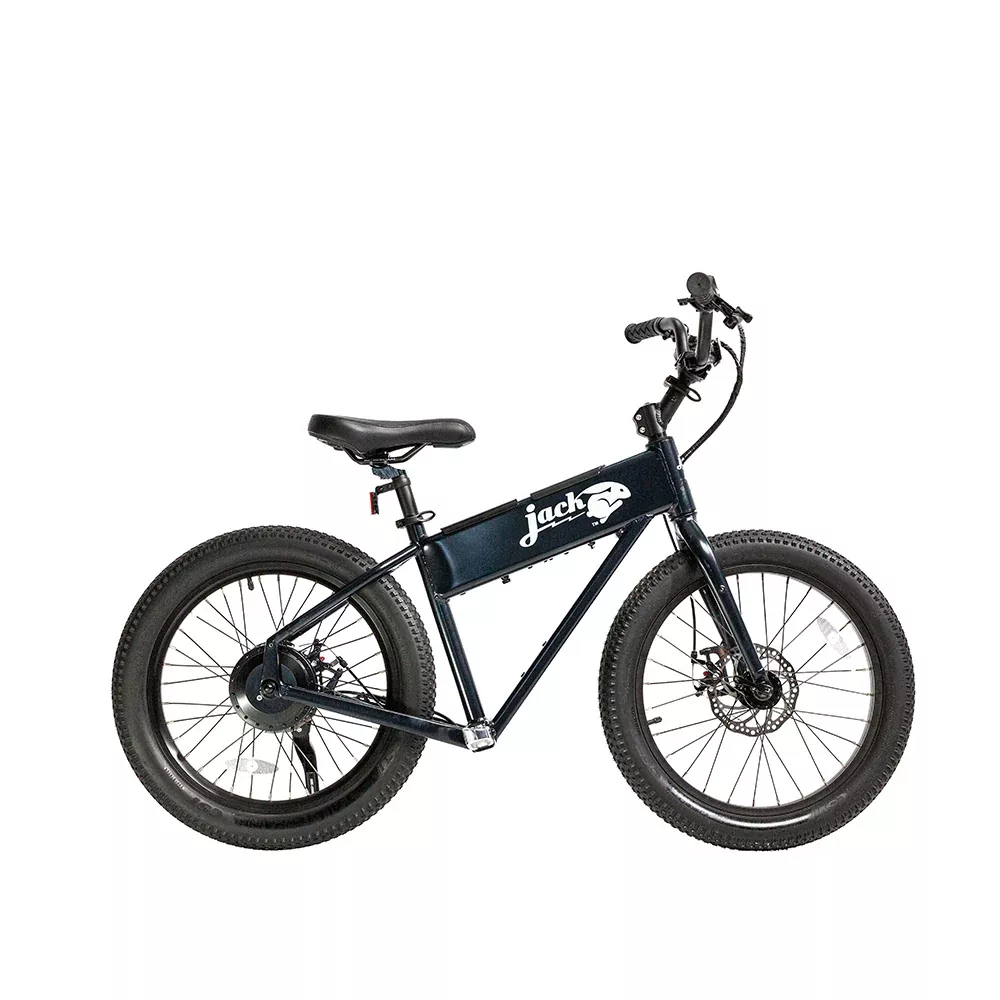 JackRabbit XG "Big" Micro E-Bike | Lightweight & Compact - Black