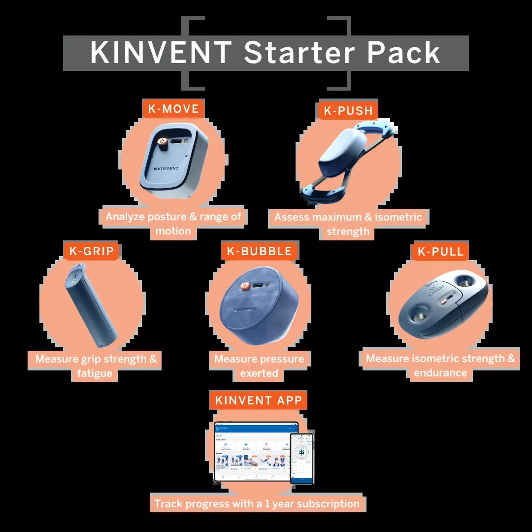 Kinvent Evolution Pack - Complete Rehab Biofeedback Bundle