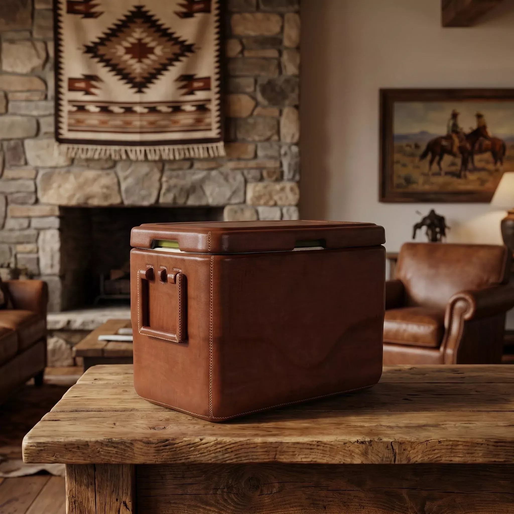 La Playa | Large Leather Cooler with Handles (27L)