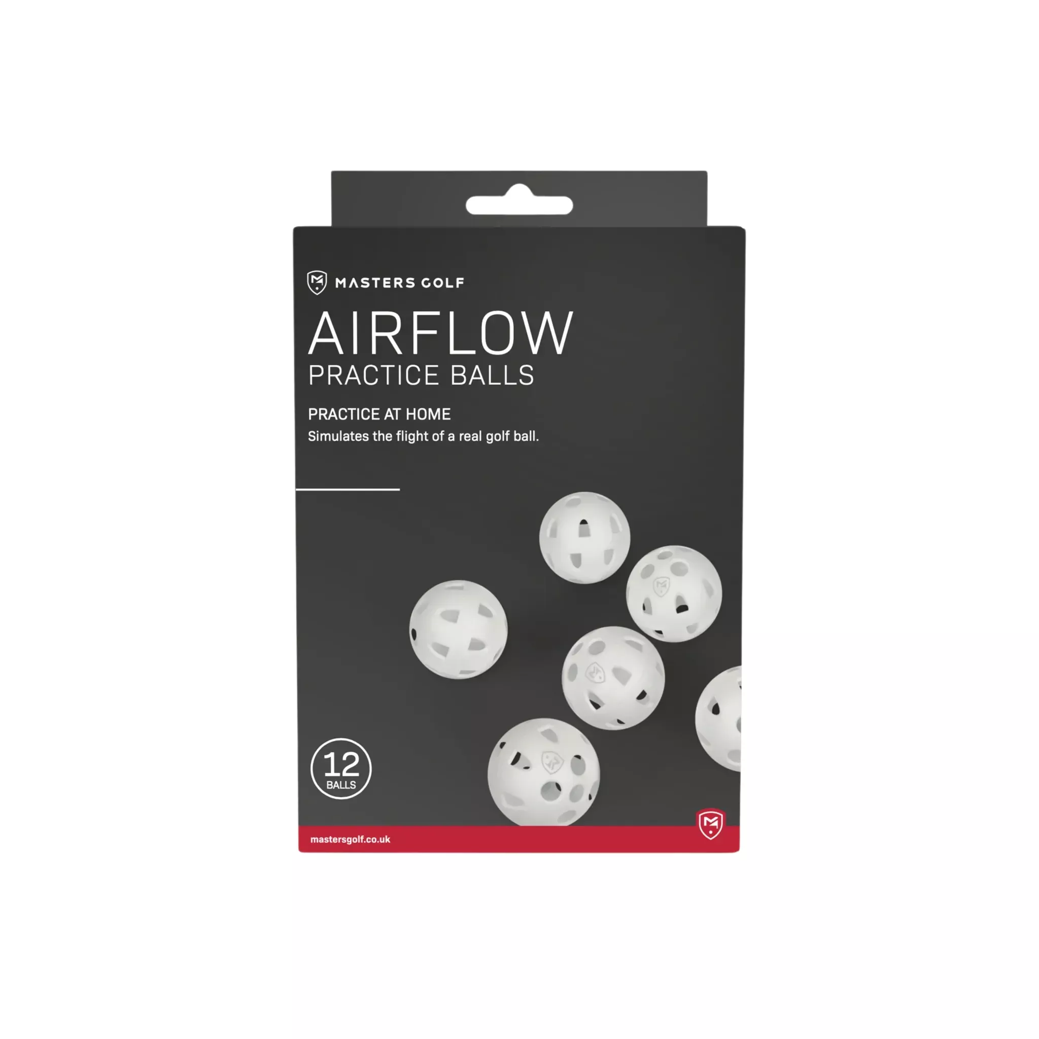 Masters Golf Airflow Practice Balls (12-Pack)