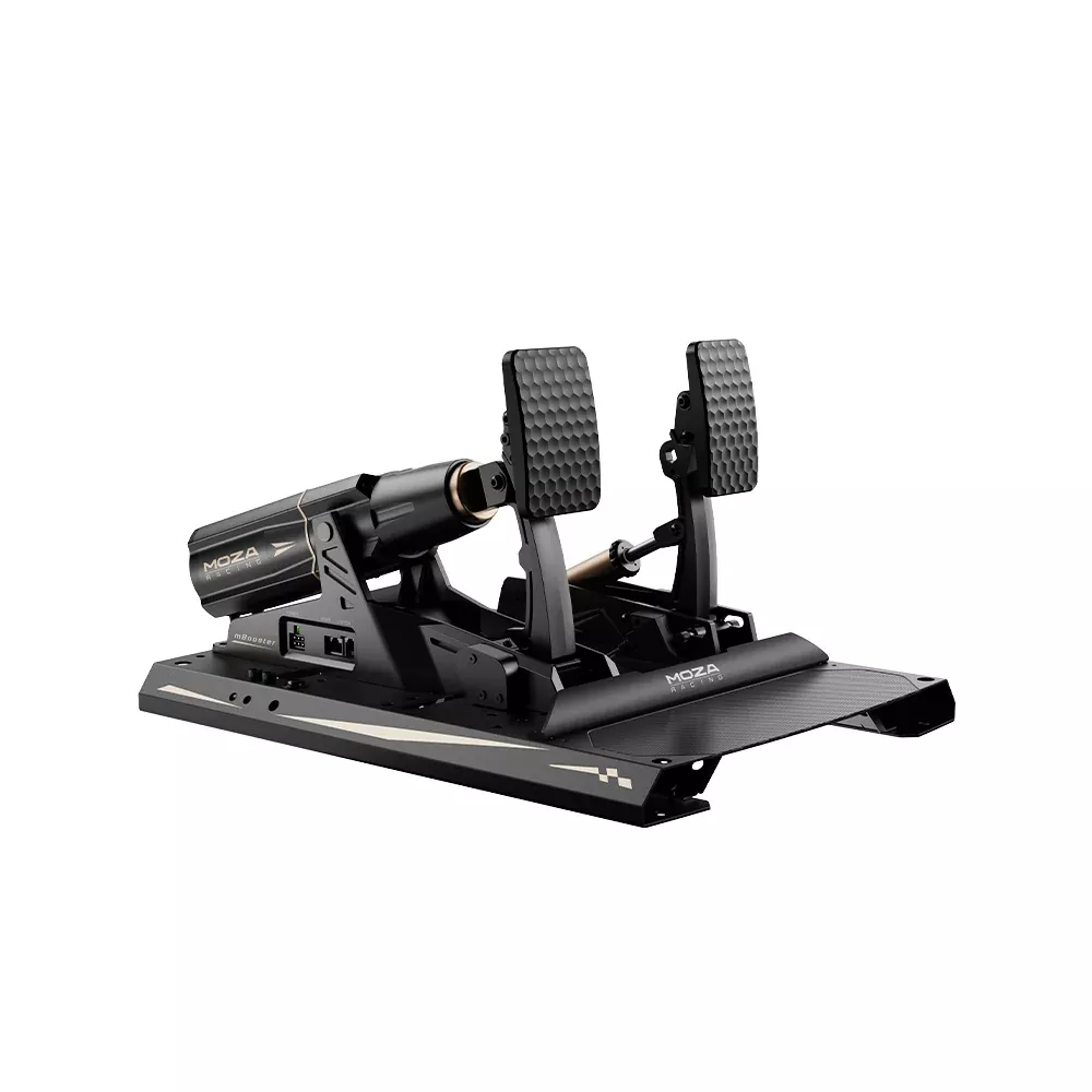 MOZA mBooster Active Pedal Set with CRP2 Throttle - Force Feedback