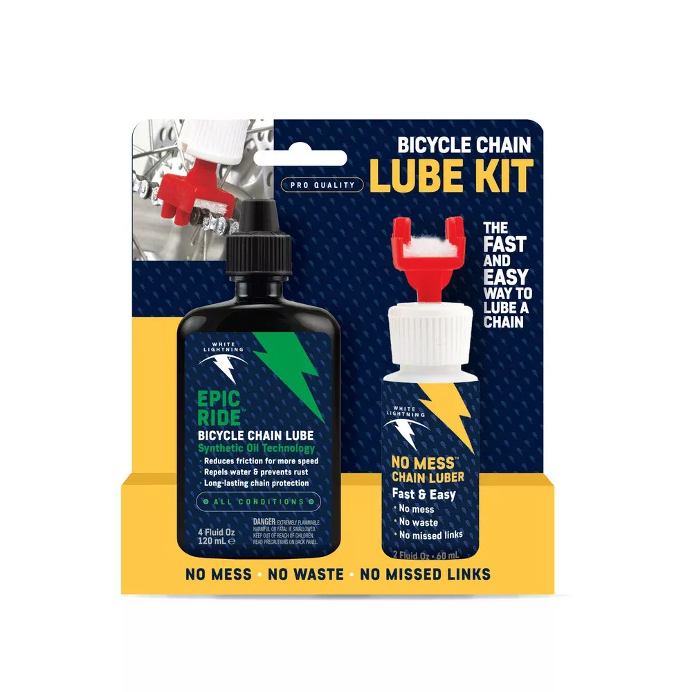 NO MESS CHAIN LUBER+EPIC RIDE LUBE