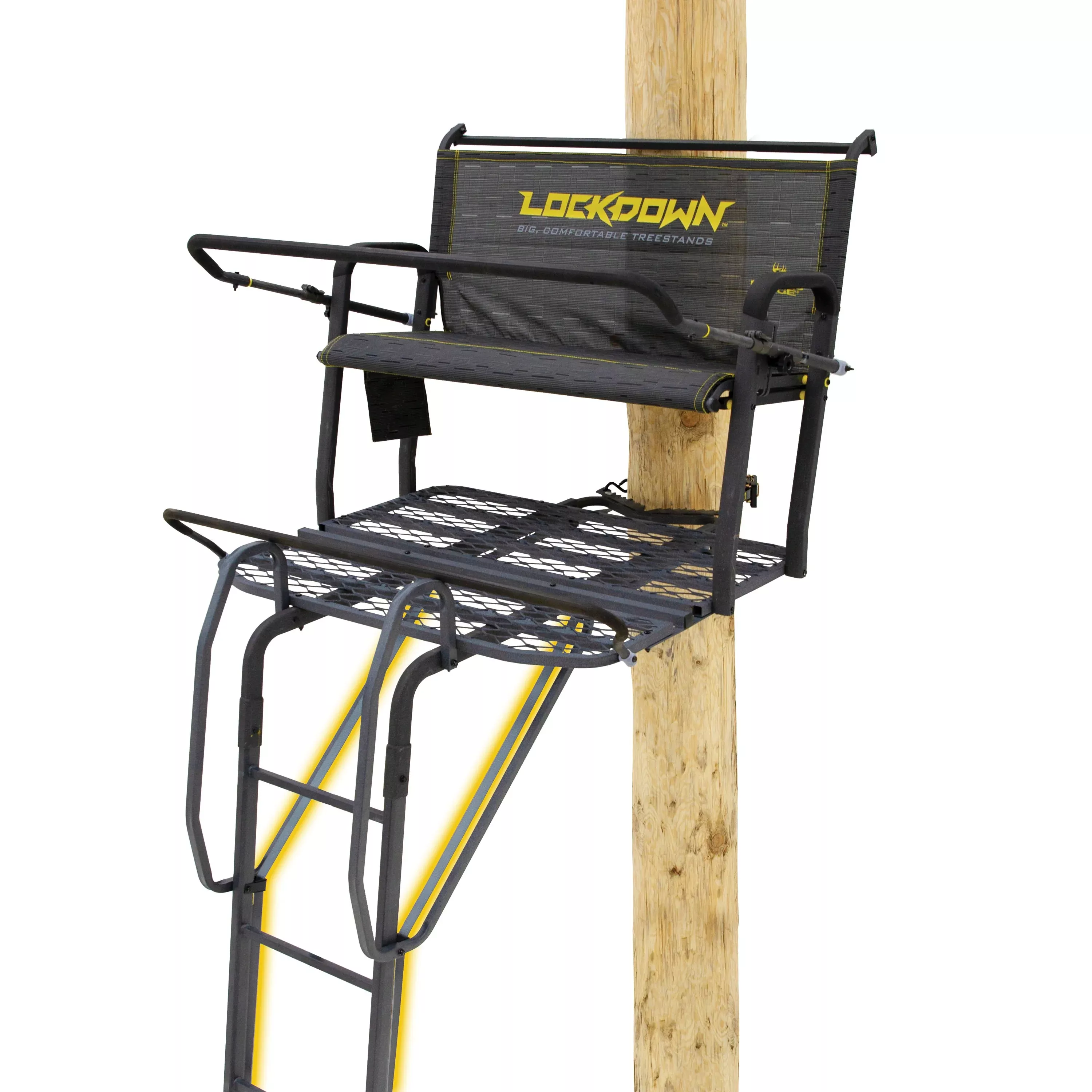 Rivers Edge Lockdown 2-Man Ladder Stand 17ft - 500 lb Capacity