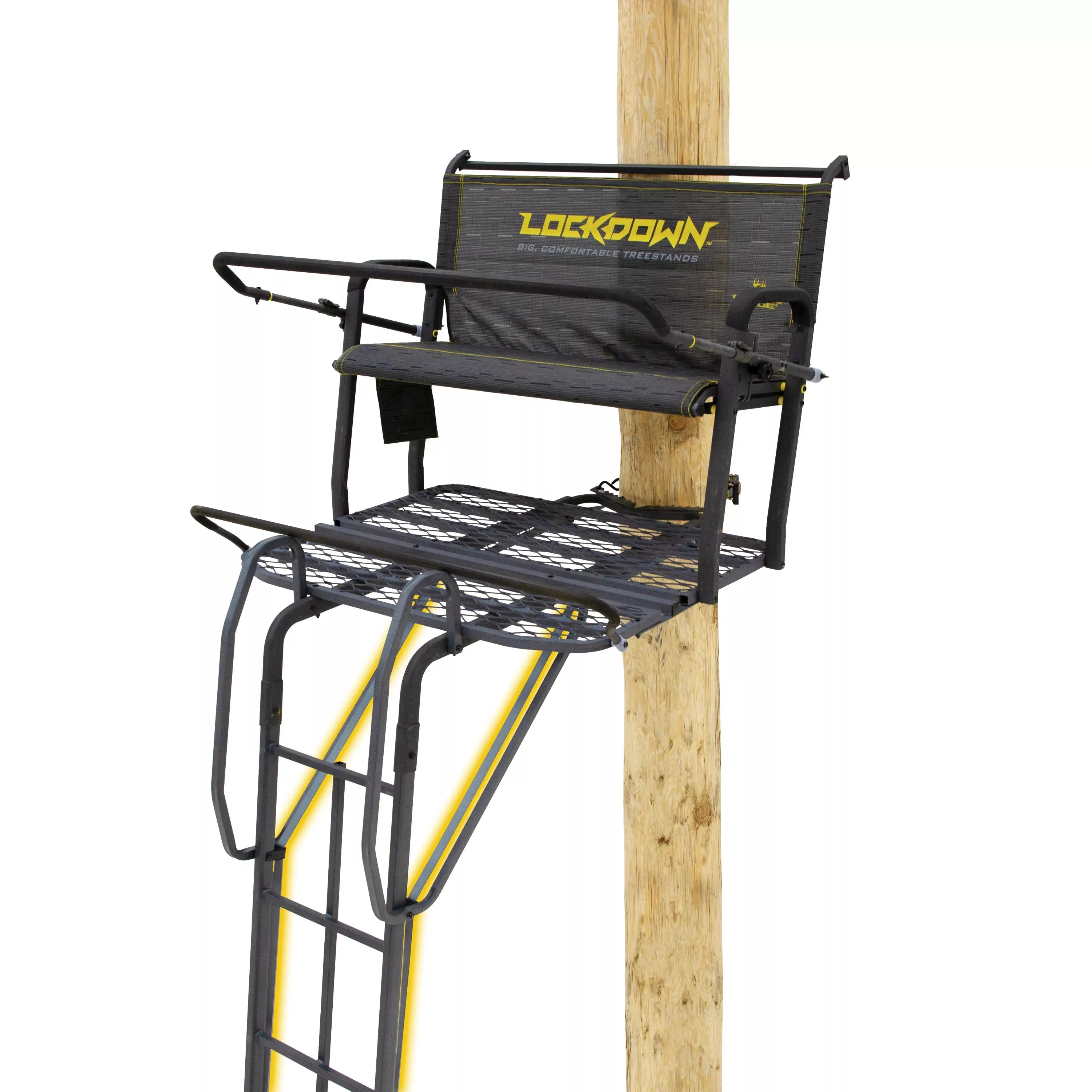 Rivers Edge Lockdown 21ft 2-Man Ladder Stand - 500 lb Capacity