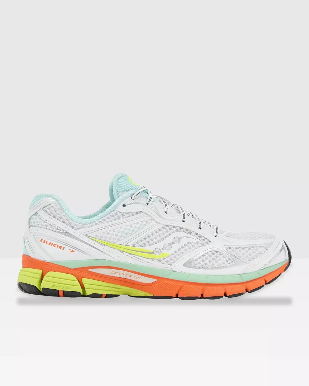 Saucony Progrid Guide 7 - Blanc/Jaune/Orange