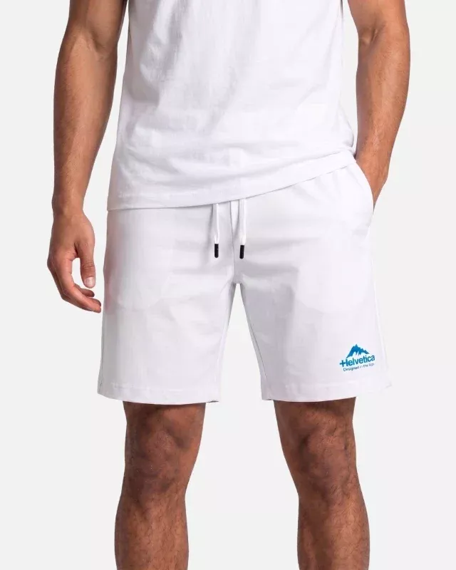 Short Helvetica Detroit - Blanc