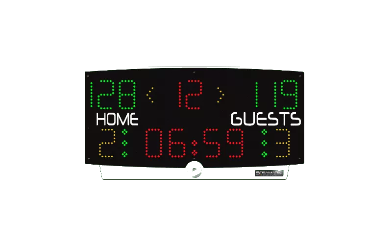 Stramatel Multitop Portable Scoreboard with Integrated Shot Clocks