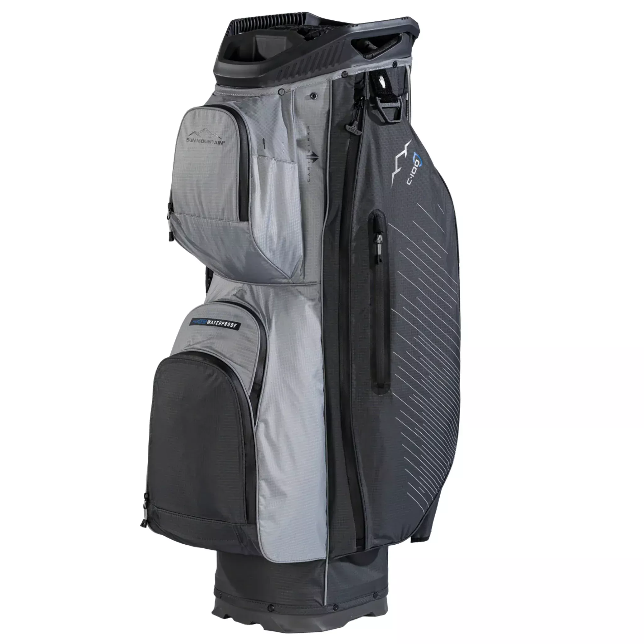 Sun Mountain C100 H2NO Cart Golf Bag | Steel/Cadet