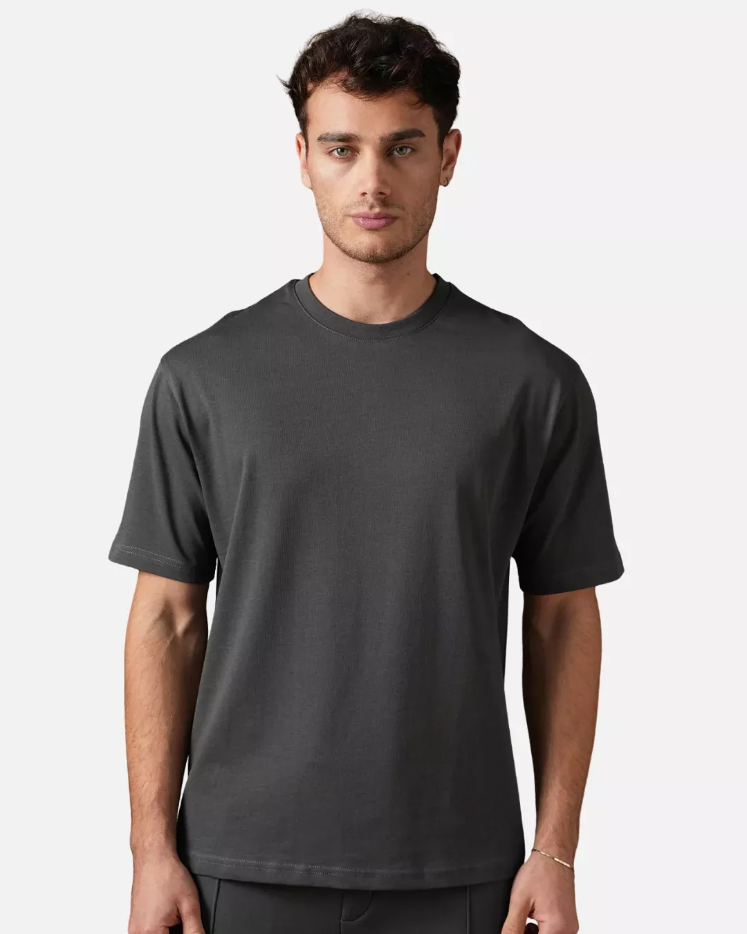 T-shirt Basic - Gris Anthracite