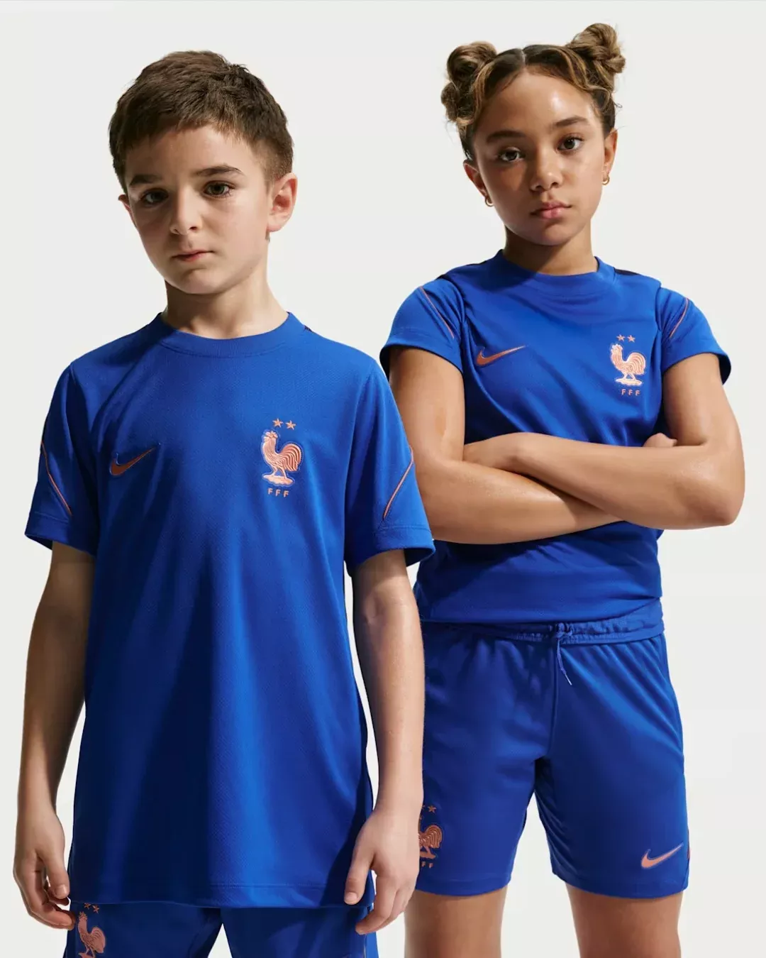 T-Shirt d'entrainement Nike FFF Strike Junior - Bleu