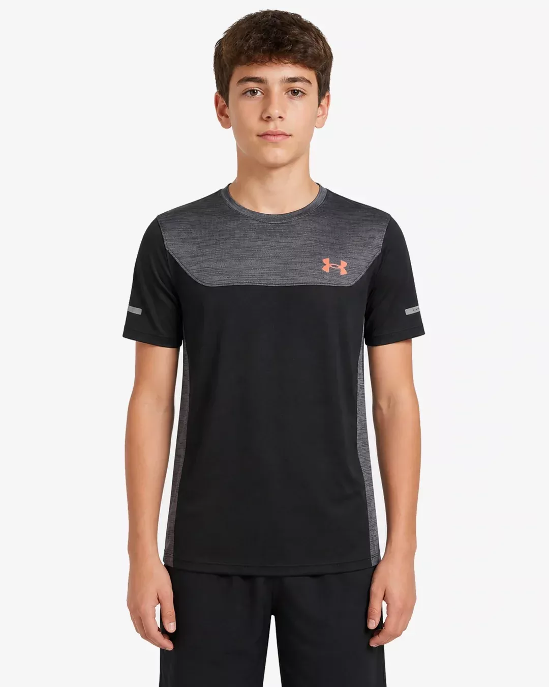T-shirt Under Armour Tech Utility Junior - Noir/Gris