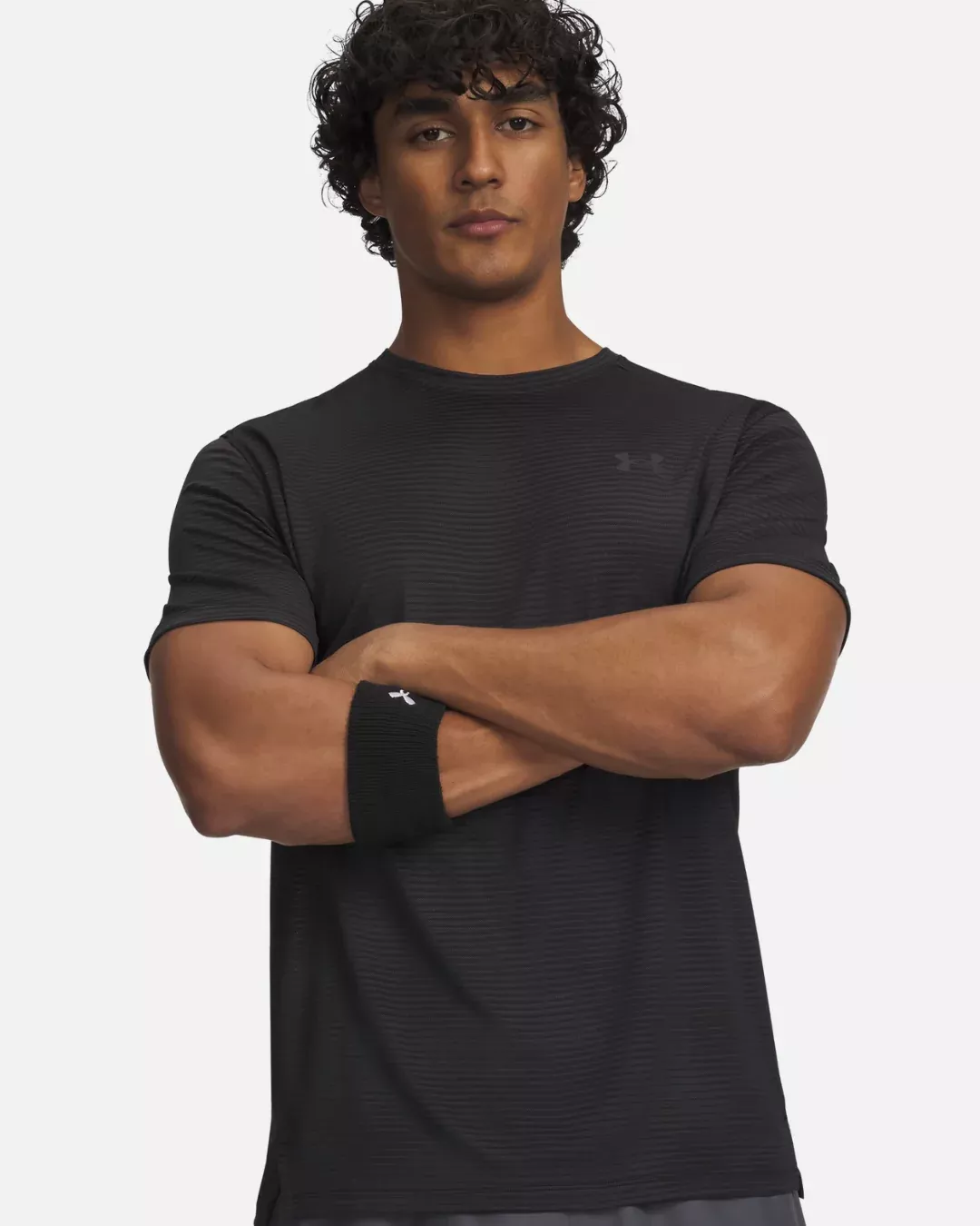 T-shirt Under Armour Tech Vent VHS Jacquard - Noir