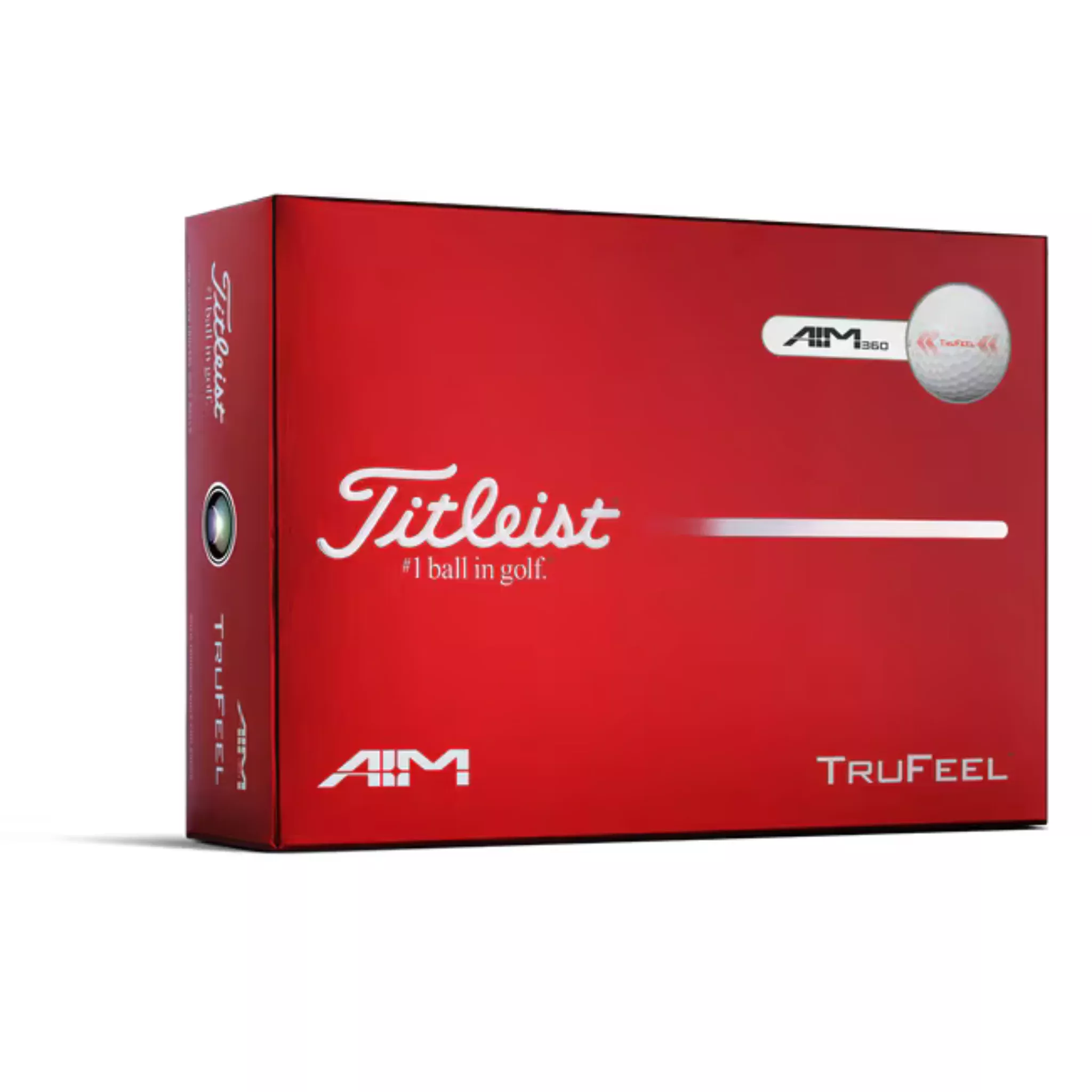 Titleist 2026 TruFeel AIM 360° Golf Balls | White