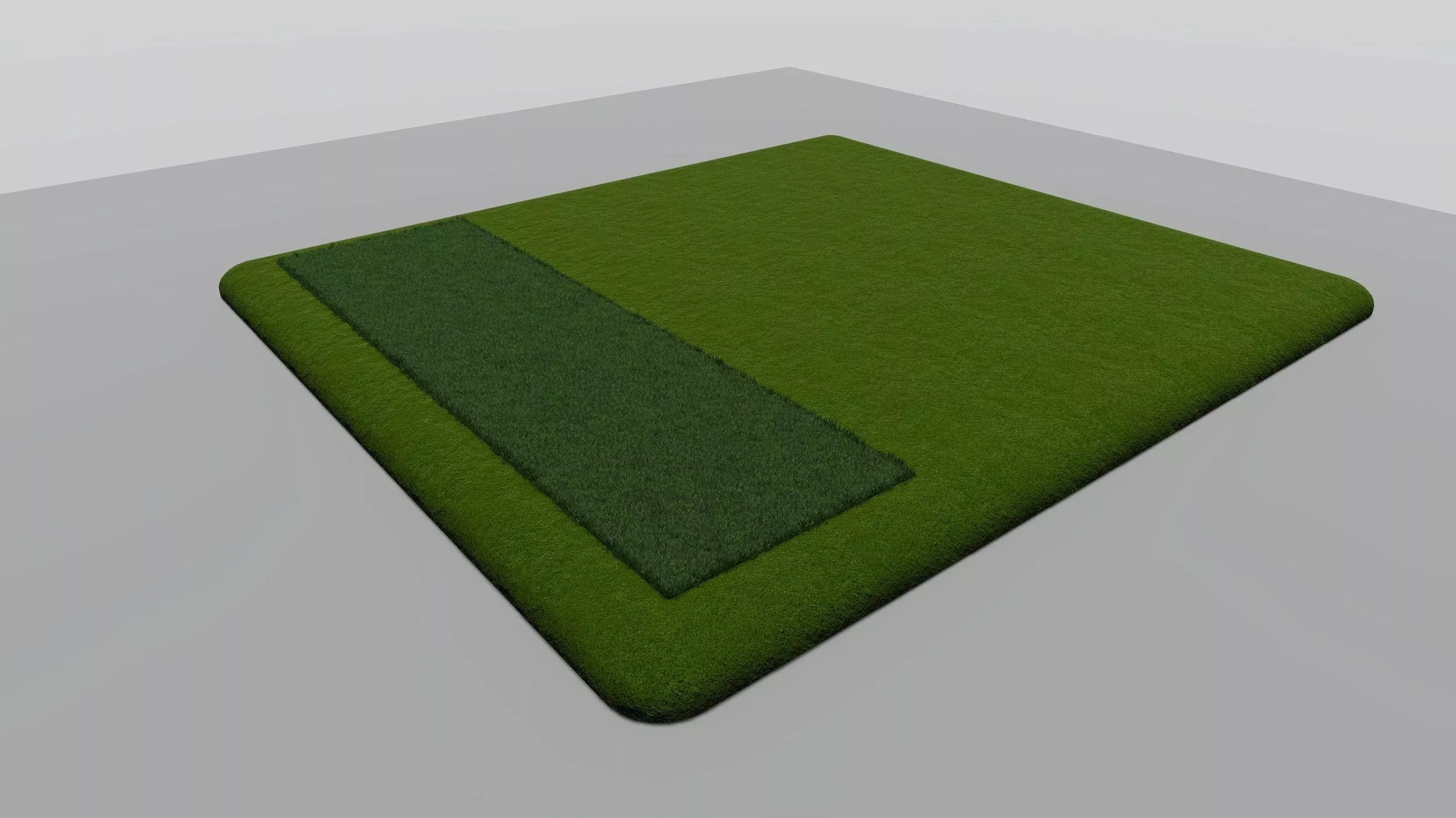 TopGreens Standard Tee Range Mat 4.6 x 5.1 ft Golf Practice Mat
