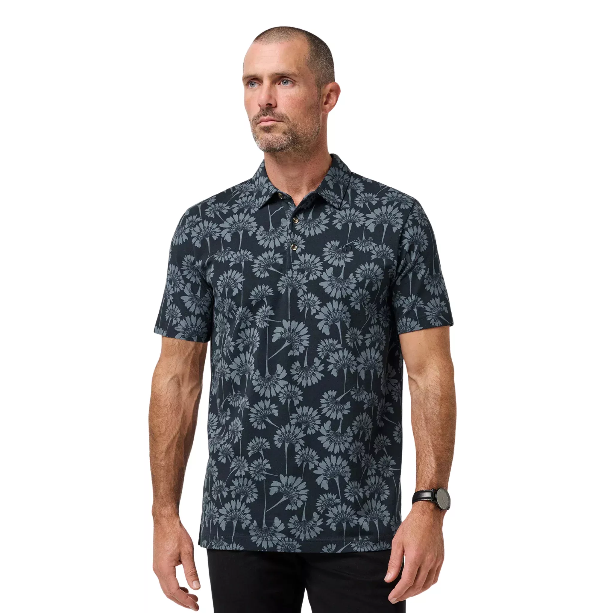 TravisMathew Comfortknit Breeze Men's Polo | Total Eclipse