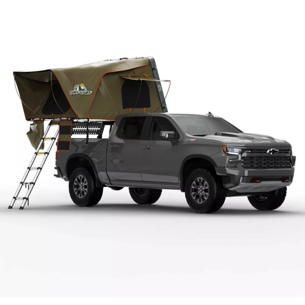 Tuff Stuff Alpha Hardshell Rooftop Tent - ABS, 2-3 Person, Gray