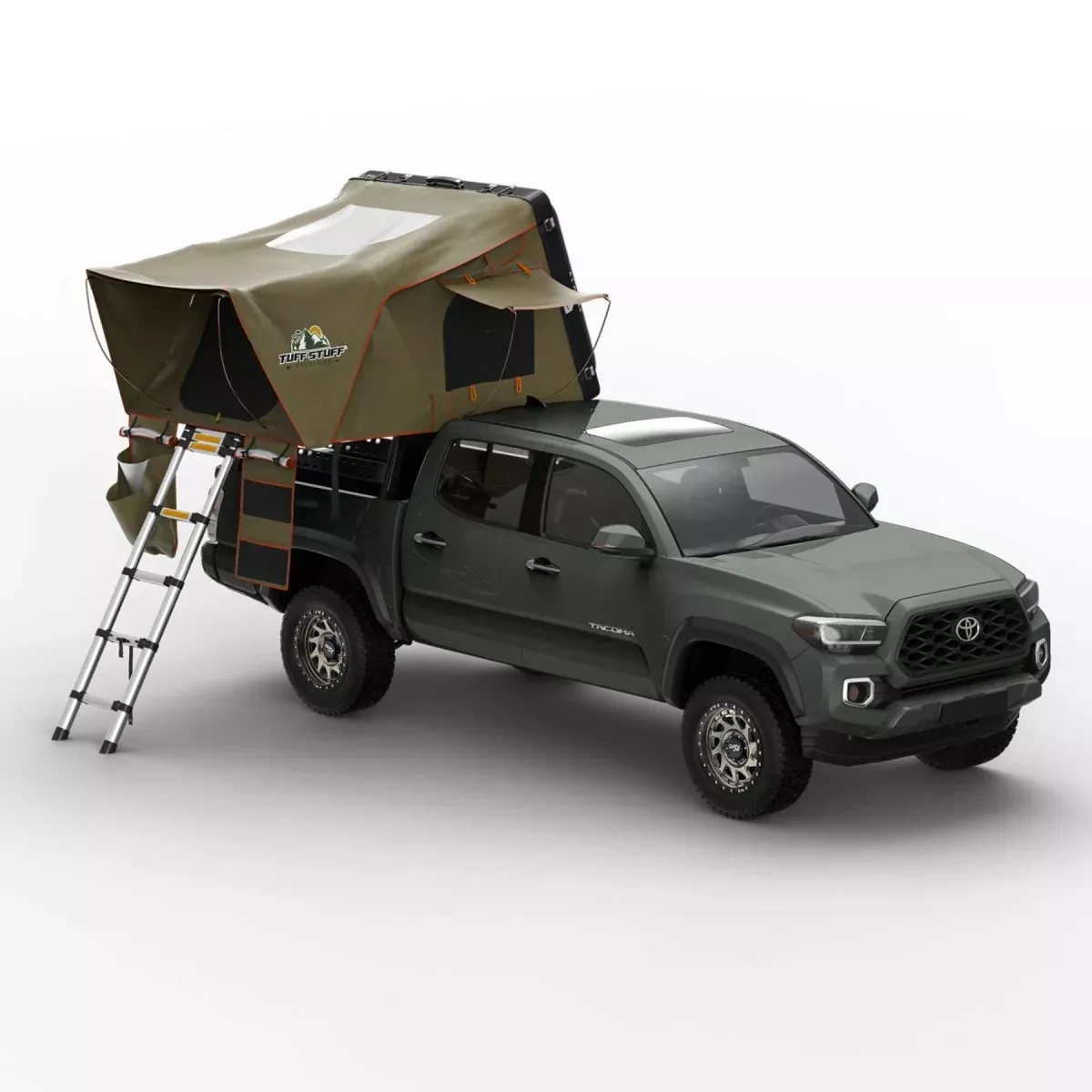 Tuff Stuff Alpha II Hardshell Rooftop Tent - ABS, 2 Person, Black