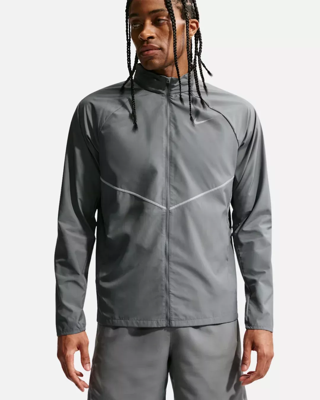 Veste Running Nike Repel Miler - Gris