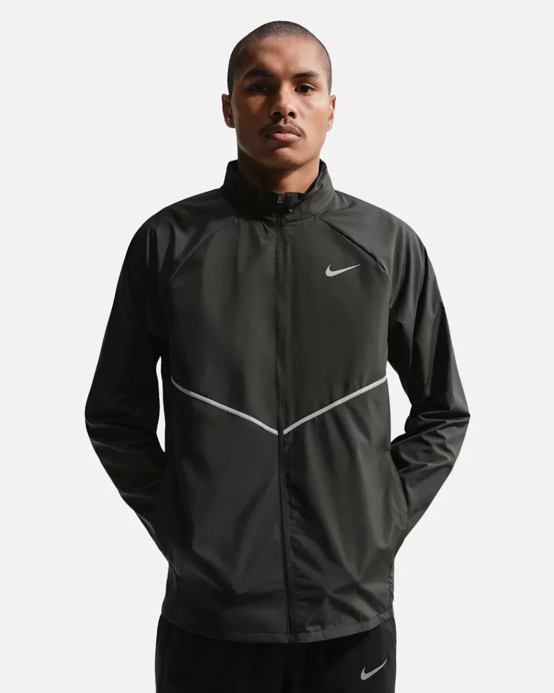 Veste Running Nike Repel Miler - Noir
