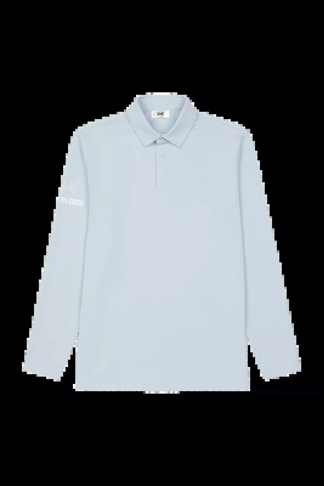WAAC GOLF Men Logo Placket LS Polo
