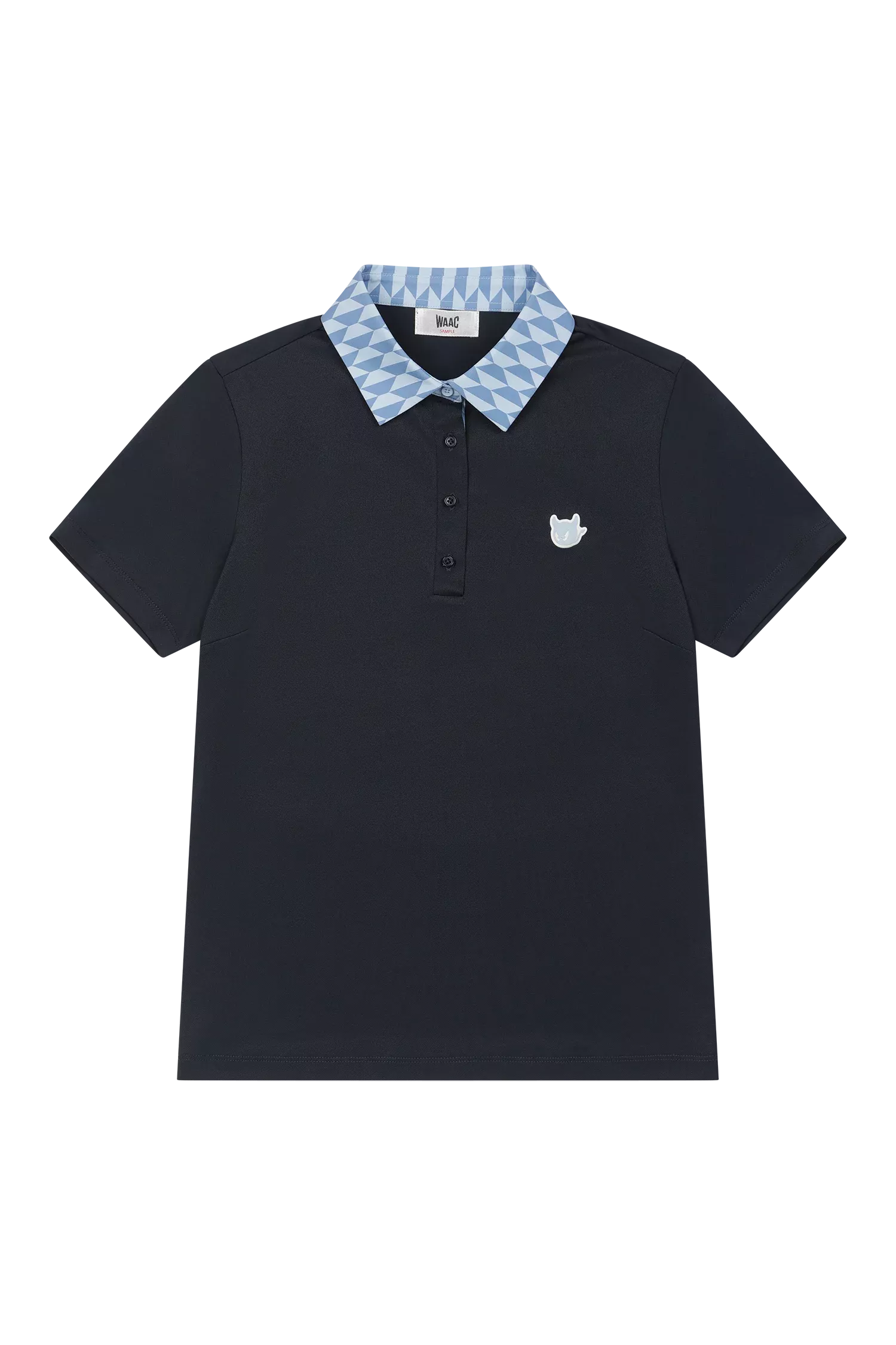 WAAC GOLF Women Optic Block Collar Polo
