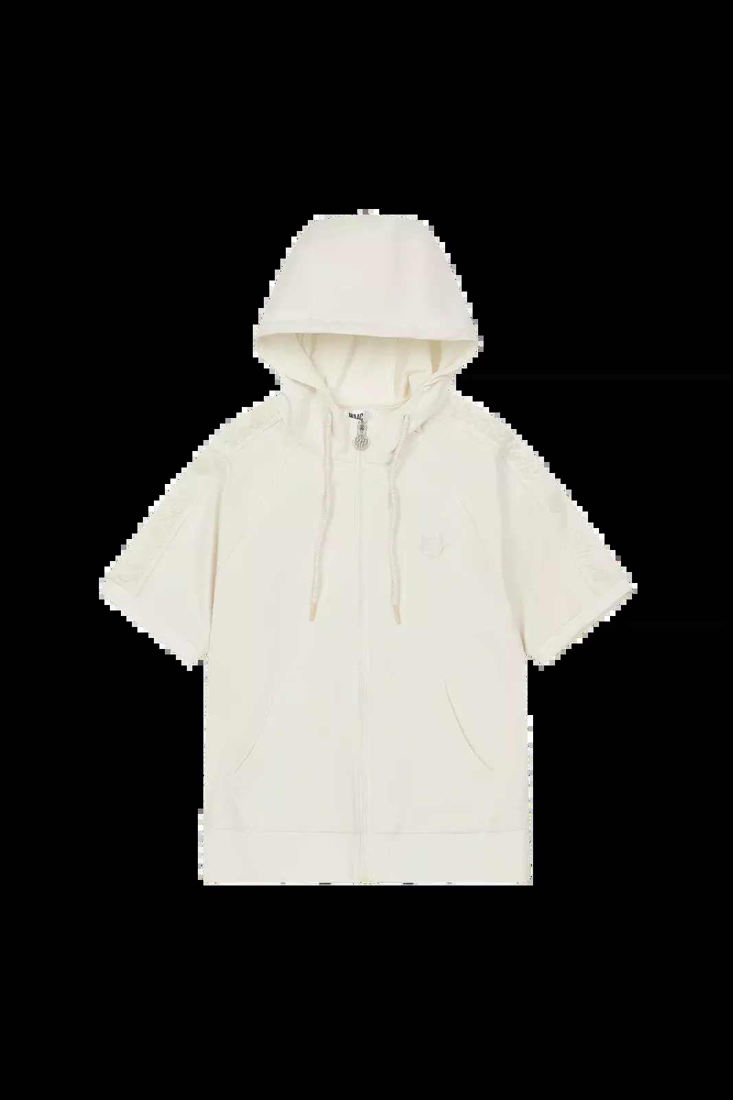 WAAC GOLF Women Short Sleeve Zip-Up Hoodie