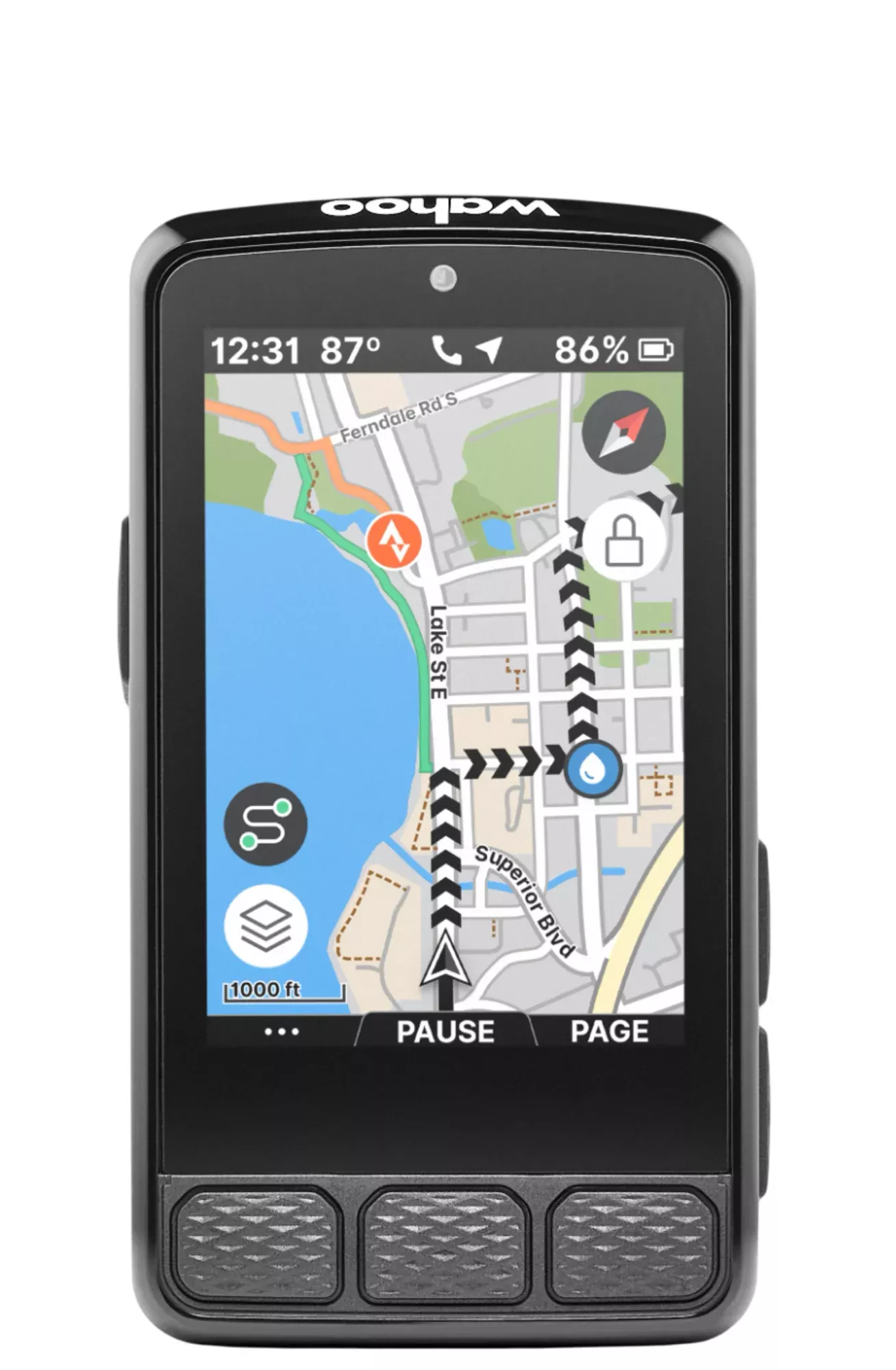 Wahoo ELEMNT ROAM V3 GPS Cycling/Bike Computer,Black